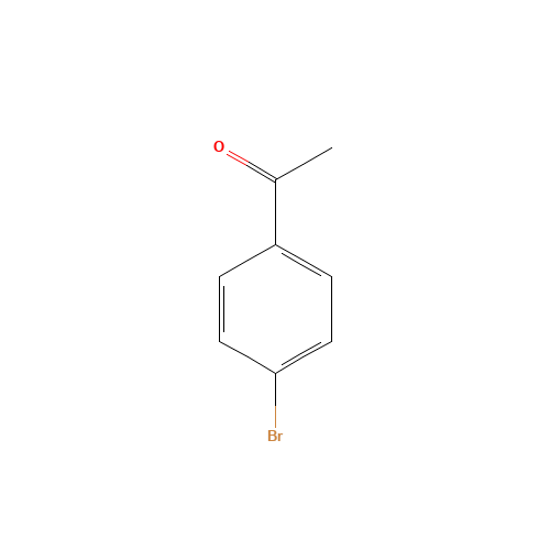4'-Bromoacetophenone (CAS: 99-90-1) - Chemical Structure and Molecular Formula 