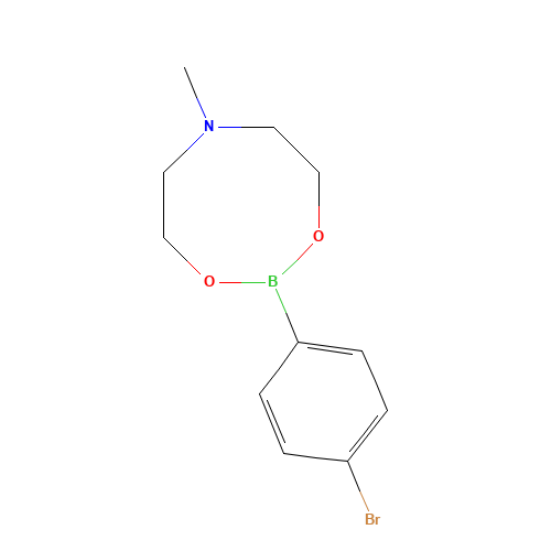 4-BROMOBENZENEBORONIC ACID N-METHYLDIETHANOLAMINE ESTER (CAS: 133468-58-3) - Related Chemical Product