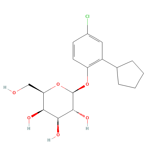 4-CHLORO-2-CYCLOPENTYLPHENYL-BETA-D-GALACTOPYRANOSIDE (CAS: 24718-43-2) - Related Chemical Product