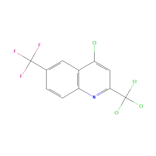 4-CHLORO-2-TRICHLOROMETHYL-6-TRIFLUOROMETHYLQUINOLINE (CAS: 91991-82-1) - Related Chemical Product