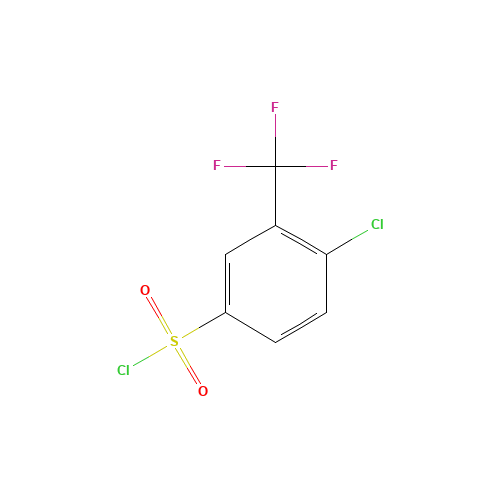 4-Chloro-3-(trifluoromethyl)benzenesulfonyl chloride (CAS: 32333-53-2) - Related Chemical Product