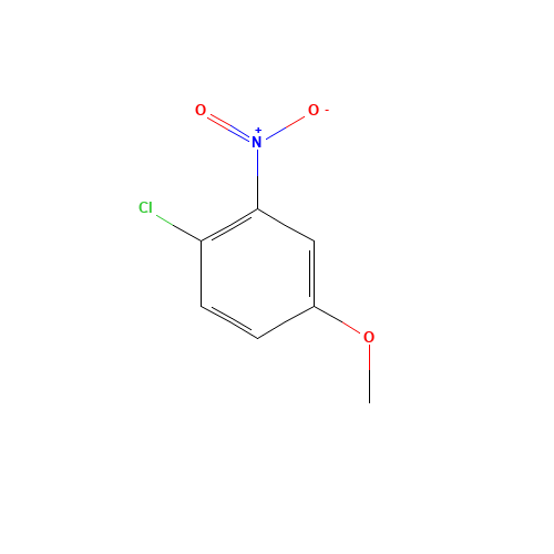 4-Chloro-3-nitroanisole (CAS: 10298-80-3) - Chemical Structure and Molecular Formula 