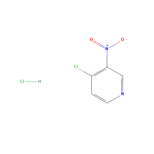 4-Chloro-3-nitropyridine hydrochloride (CAS: 54079-68-4) - Chemical Structure and Molecular Formula 