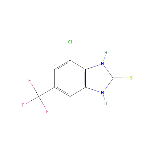 4-CHLORO-2-MERCAPTO-6-(TRIFLUOROMETHYL)BENZIMIDAZOLE (CAS: 175135-18-9) - Related Chemical Product