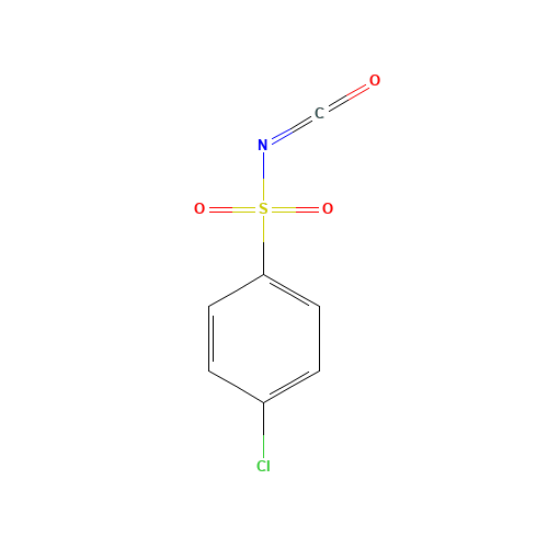 4-Chlorobenzenesulfonyl isocyanate (CAS: 5769-15-3) - Chemical Structure and Molecular Formula 