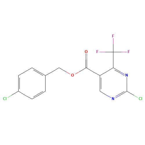 4-CHLOROBENZYL 2-CHLORO-4-(TRIFLUOROMETHYL)PYRIMIDINE-5-CARBOXYLATE (CAS: 175137-30-1) - Related Chemical Product