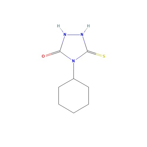 4-CYCLOHEXYL-3-MERCAPTO-4,5-DIHYDRO-1H-1,2,4-TRIAZOL-5-ONE (CAS: 119185-58-9) - Related Chemical Product