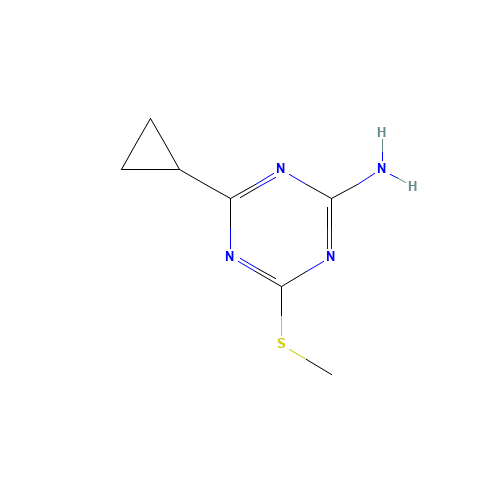 4-CYCLOPROPYL-6-(METHYLTHIO)-1,3,5-TRIAZIN-2-AMINE (CAS: 175204-57-6) - Related Chemical Product