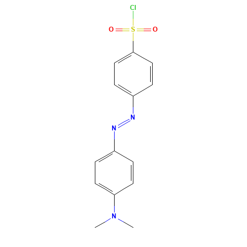 DABSYL CHLORIDE (CAS: 56512-49-3) - Chemical Structure and Molecular Formula 
