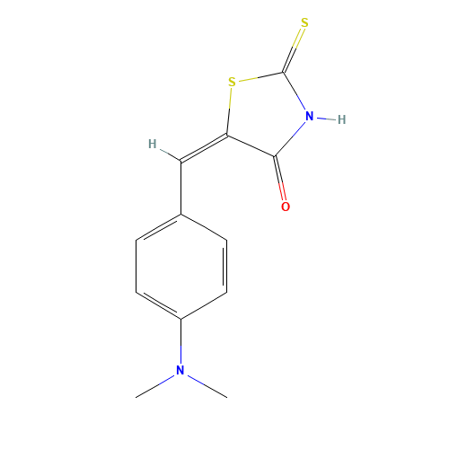 5-(4-DIMETHYLAMINOBENZYLIDENE)RHODANINE (CAS: 536-17-4) - Related Chemical Product