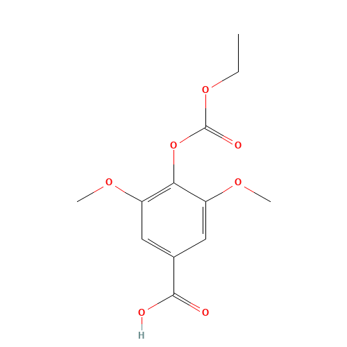 4-ETHOXYCARBONYLOXY-3,5-DIMETHOXYBENZOIC ACID (CAS: 18780-67-1) - Related Chemical Product