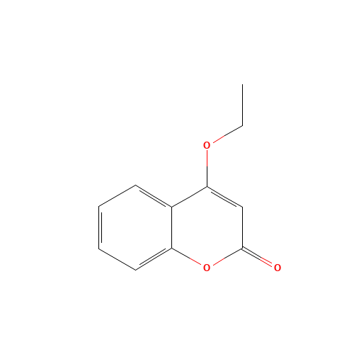 4-ETHOXYCOUMARIN (CAS: 35817-27-7) - Chemical Structure and Molecular Formula 