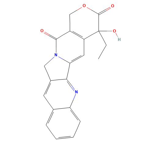 4-ETHYL-4-HYDROXY-3,4,12,14-TETRAHYDRO-1H-PYRANO[3'4':6,7]INDOLIZINO[1,2-B]QUINOLINE-3,14-DIONE (CAS: 31456-25-4) - Related Chemical Product