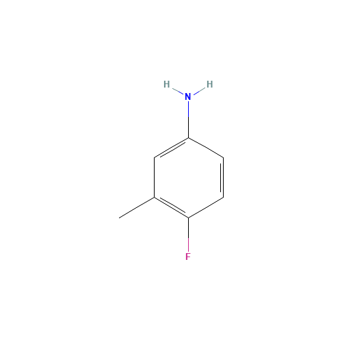 2-Fluoro-5-aminotoluene (CAS: 452-69-7) - Chemical Structure and Molecular Formula 