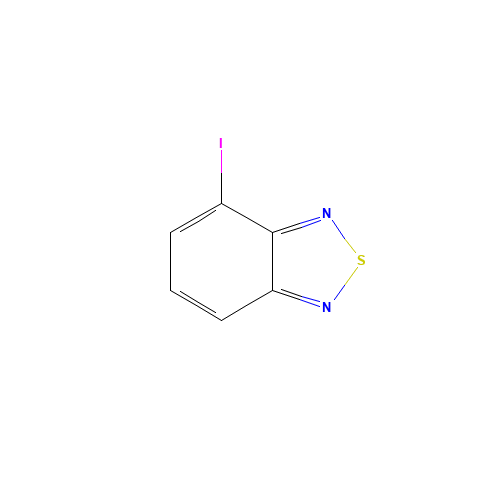 4-IODO-2,1,3-BENZOTHIADIAZOLE (CAS: 352018-95-2) - Chemical Structure and Molecular Formula 