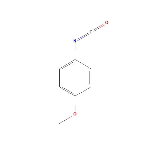 4-Methoxyphenyl isocyanate (CAS: 5416-93-3) - Chemical Structure and Molecular Formula 