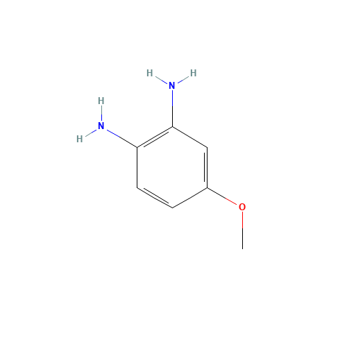4-METHOXY-O-PHENYLENEDIAMINE (CAS: 102-51-2) - Chemical Structure and Molecular Formula 