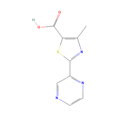 4-METHYL-2-(2-PYRAZINYL)-1,3-THIAZOLE-5-CARBOXYLIC ACID (CAS: 216959-92-1) - Related Chemical Product