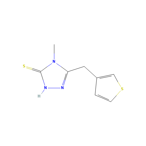 4-METHYL-5-(3-THIENYLMETHYL)-4H-1,2,4-TRIAZOLE-3-THIOL (CAS: 262610-50-4) - Related Chemical Product