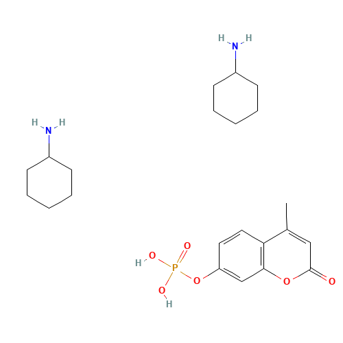 4-METHYLUMBELLIFERYL PHOSPHATE,BIS(CYCLOHEXYLAMMONIUM) SALT (CAS: 128218-53-1) - Related Chemical Product
