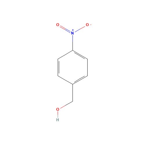 4-Nitrobenzyl alcohol (CAS: 619-73-8) - Chemical Structure and Molecular Formula 