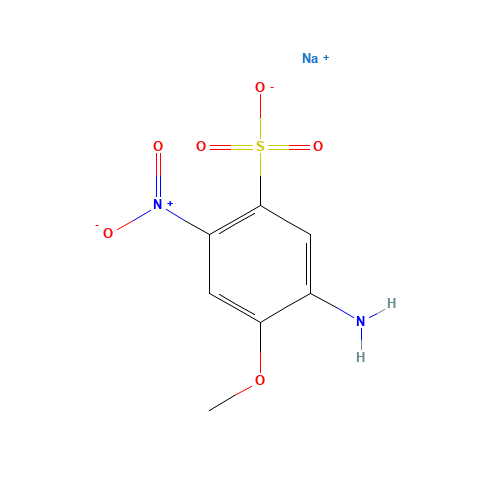 sodium 5-amino-4-methoxy-2-nitrobenzenesulphonate (CAS: 59312-73-1) - Related Chemical Product