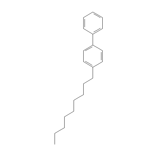 4-N-NONYLBIPHENYL (CAS: 93972-01-1) - Chemical Structure and Molecular Formula 
