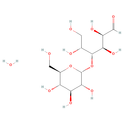 D-(+)-Maltose monohydrate (CAS: 6363-53-7) - Chemical Structure and Molecular Formula 