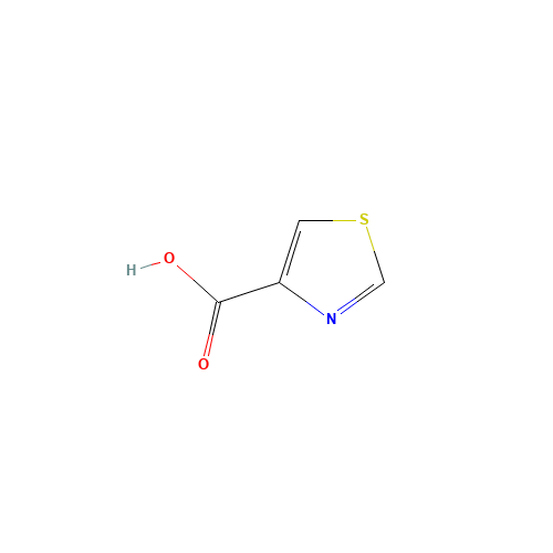 4-Thiazolecarboxylic acid (CAS: 3973-08-8) - Chemical Structure and Molecular Formula 