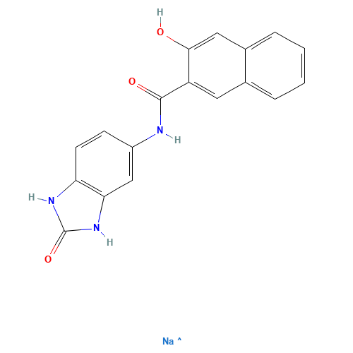 sodium N-(2,3-dihydro-2-oxo-1H-benzimidazol-5-yl)-3-hydroxynaphthalene-2-carboxamidate (CAS: 76918-62-2) - Related Chemical Product