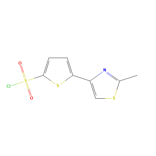 5-(2-METHYL-1,3-THIAZOL-4-YL)THIOPHENE-2-SULFONYL CHLORIDE (CAS: 215434-25-6) - Related Chemical Product