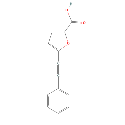 5-(2-PHENYLETH-1-YNYL)-2-FUROIC ACID (CAS: 130423-83-5) - Related Chemical Product