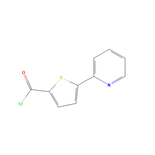 5-(2-PYRIDINYL)-2-THIOPHENECARBONYL CHLORIDE (CAS: 119082-98-3) - Related Chemical Product