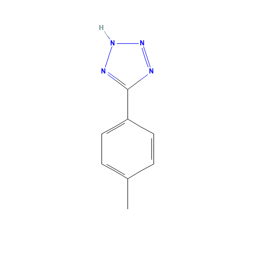 5-(4-Methylphenyl)-1H-tetrazole (CAS: 24994-04-5) - Chemical Structure and Molecular Formula 