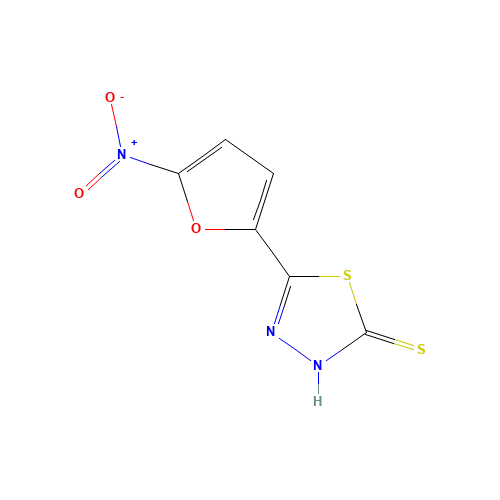 5-(5-NITRO-2-FURYL)-1,3,4-THIADIAZOLE-2-THIOL (CAS: 16865-27-3) - Related Chemical Product