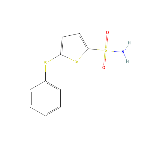 5-(PHENYLTHIO)THIOPHENE-2-SULFONAMIDE (CAS: 63031-79-8) - Related Chemical Product