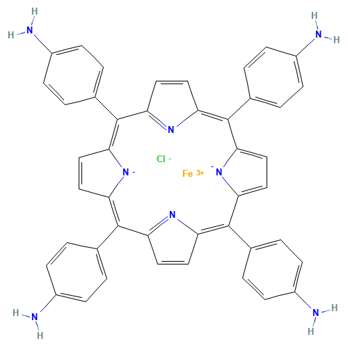 5,10,15,20-Tetrakis-(4-aminophenyl)-porphyrin-Fe-(III)chlorid (CAS: 99651-88-4) - Related Chemical Product