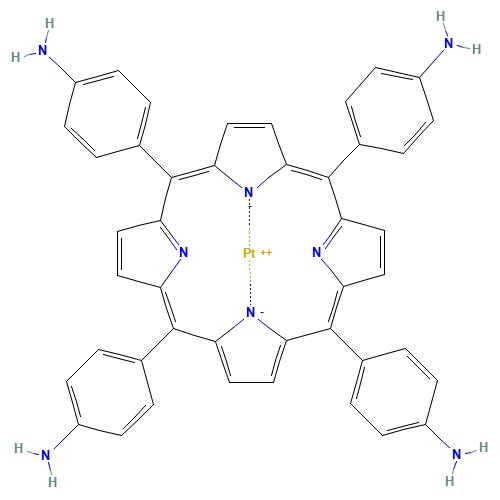 5,10,15,20-Tetrakis-(4-aminophenyl)-porphyrin-Pt-(II) (CAS: 146423-68-9) - Related Chemical Product
