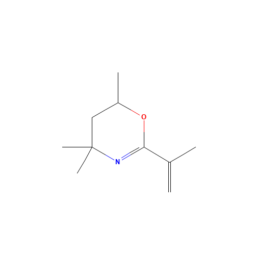 5,6-DIHYDRO-2-ISOPROPENYL-4,4,6-TRIMETHYL-1,3(4H)-OXAZINE (CAS: 39575-65-0) - Related Chemical Product