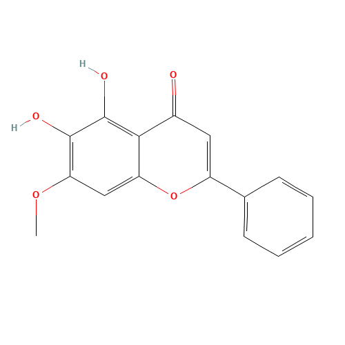 5,6-DIHYDROXY-7-METHOXYFLAVONE (CAS: 29550-13-8) - Related Chemical Product