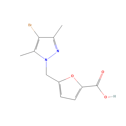 5-[(4-BROMO-3,5-DIMETHYL-1H-PYRAZOL-1-YL)METHYL]-2-FUROIC ACID (CAS: 306935-28-4) - Related Chemical Product