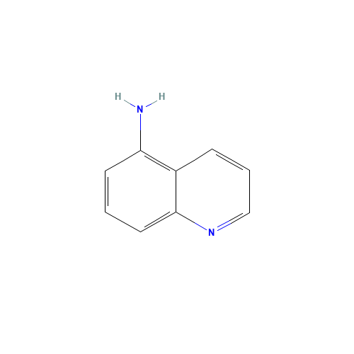 5-Aminoquinoline (CAS: 611-34-7) - Chemical Structure and Molecular Formula 