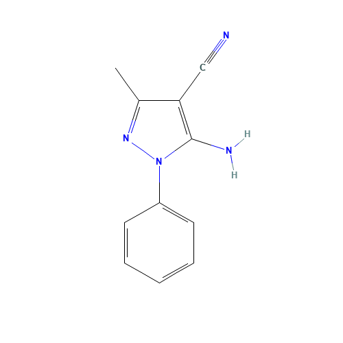 5-AMINO-3-METHYL-1-PHENYL-1H-PYRAZOLE-4-CARBONITRILE (CAS: 5346-56-5) - Related Chemical Product