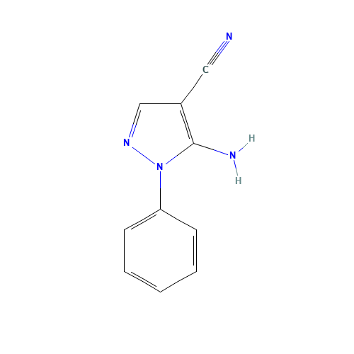 5-AMINO-1-PHENYLPYRAZOLE-4-CARBONITRILE (CAS: 5334-43-0) - Related Chemical Product