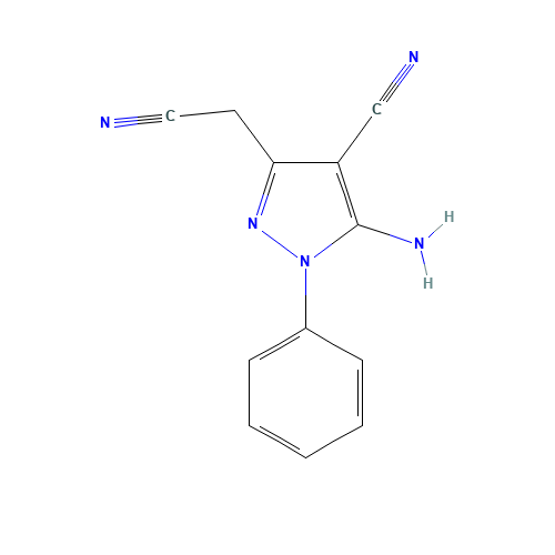 5-AMINO-4-CYANO-3-CYANOMETHYL-1-PHENYLPYRAZOLE (CAS: 7152-40-1) - Related Chemical Product