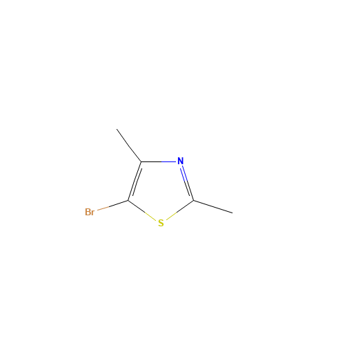 5-BROMO-2,4-DIMETHYL-1,3-THIAZOLE (CAS: 28599-52-2) - Chemical Structure and Molecular Formula 
