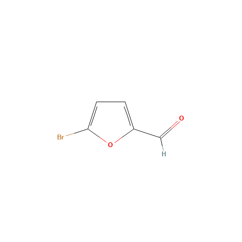 5-Bromo-2-furaldehyde (CAS: 1899-24-7) - Chemical Structure and Molecular Formula 