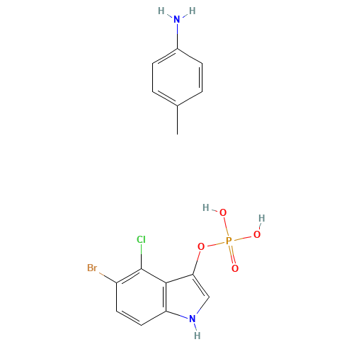 5-Bromo-4-chloro-3-indolyl phosphate p-toluidine salt (CAS: 6578-06-9) - Related Chemical Product