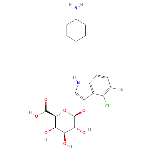 5-BROMO-4-CHLORO-3-INDOLYLB-D-GLUCURONID E (CAS: 114162-64-0) - Related Chemical Product