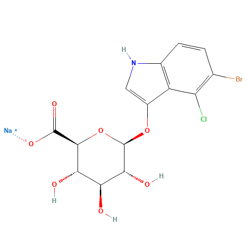 5-Bromo-4-chloro-3-indolyl-beta-D-glucuronide sodium salt (CAS: 129541-41-9) - Related Chemical Product